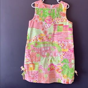 Lilly Pulitzer rare girls shift dress sz 6x